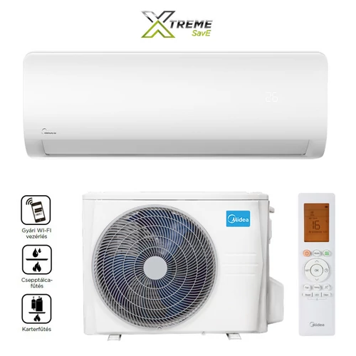 Midea MG2X-18-SP Xtreme Save oldalfali split (R32, 5,3 kW)